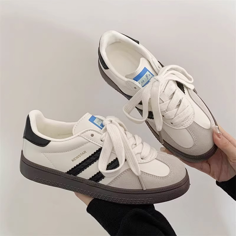 Vans Shoes Old Skool - รองเท้าผู้หญิง 2026 เทรนด์รองเท้าผ้าใบลำลอง รองเท้าผ้าใบแบบผูกเชือก รองเท้าเทนนิสแบบสวม รองเท้าเดิน