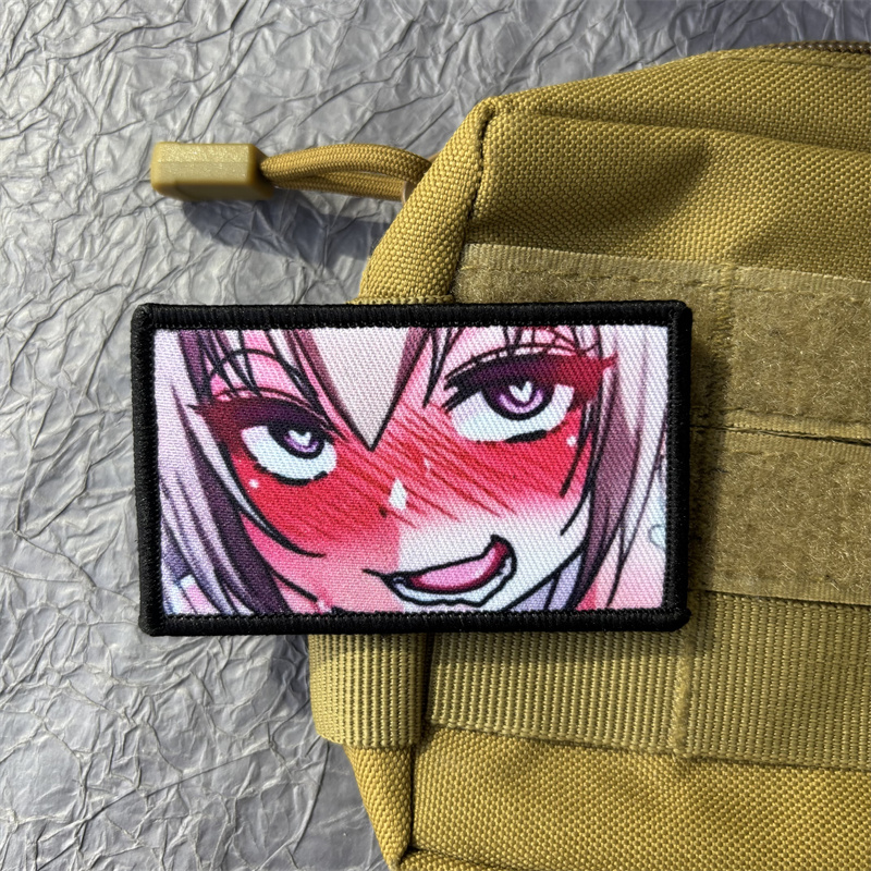 Urban Backpack Tactical - อะนิเมะเส้นทางบนเสื้อผ้าพิมพ์ Morale Badge Hook และ LOOP