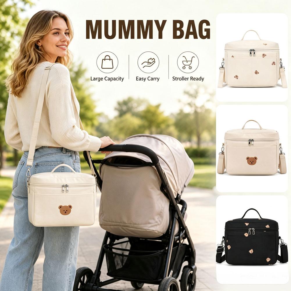 กระเป๋าเก็บความเย็นลายหมีน่ารั - Backpack Diaper Bag บทวิจารณ์และราคา
