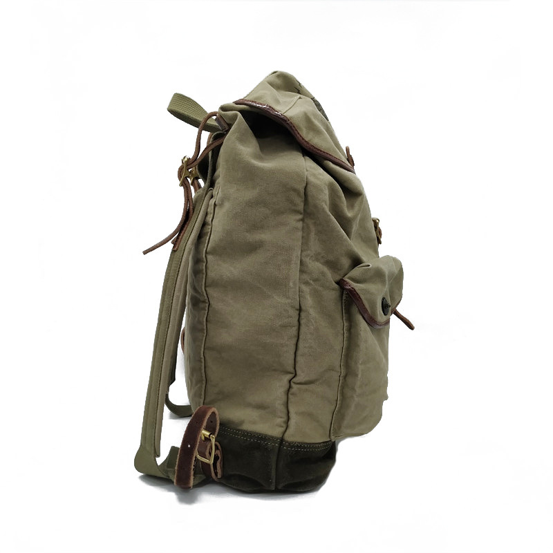 กระเป๋าเป้สะพายหลังสไตล์วินเทจ - Canvas Backpack Casual บทวิจารณ์และราคา