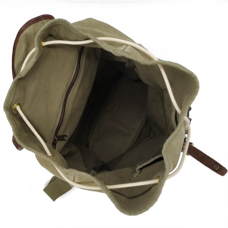 กระเป๋าเป้สะพายหลังสไตล์วินเทจ - Canvas Backpack Casual บทวิจารณ์และราคา