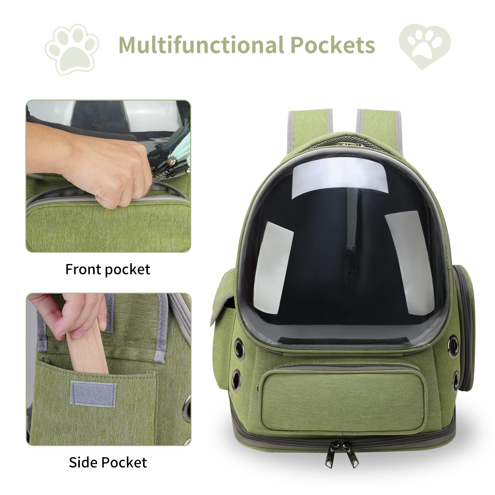 กระเป๋าเป้สำหรับใส่แมว ระบายอา - Foldable Backpack Small บทวิจารณ์และราคา