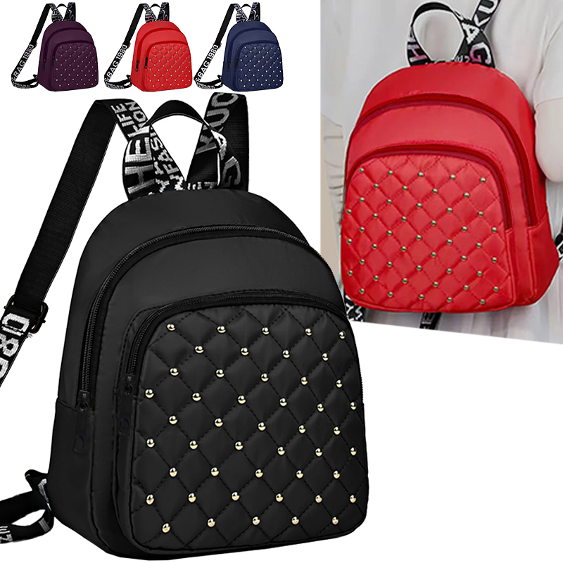 กระเป๋าเป้สะพายหลังแบบมีหมุด ด - Canvas Backpack Casual บทวิจารณ์และราคา