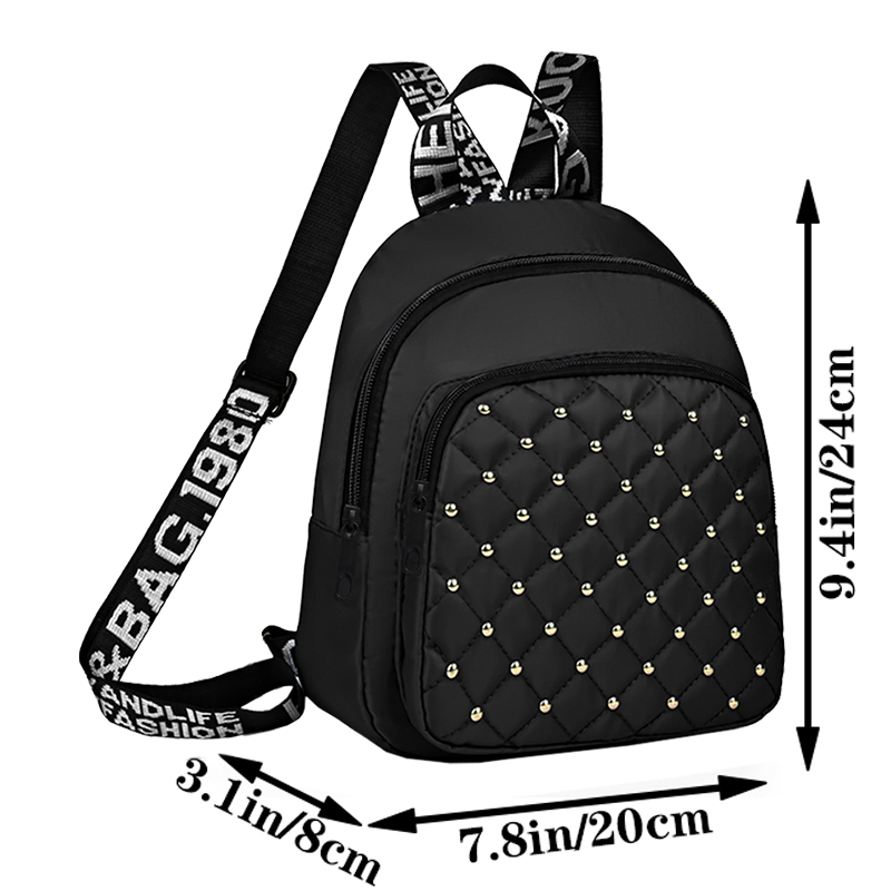 กระเป๋าเป้สะพายหลังแบบมีหมุด ด - Canvas Backpack Casual บทวิจารณ์และราคา