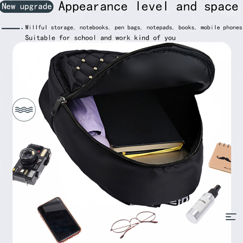 กระเป๋าเป้สะพายหลังแบบมีหมุด ด - Canvas Backpack Casual บทวิจารณ์และราคา